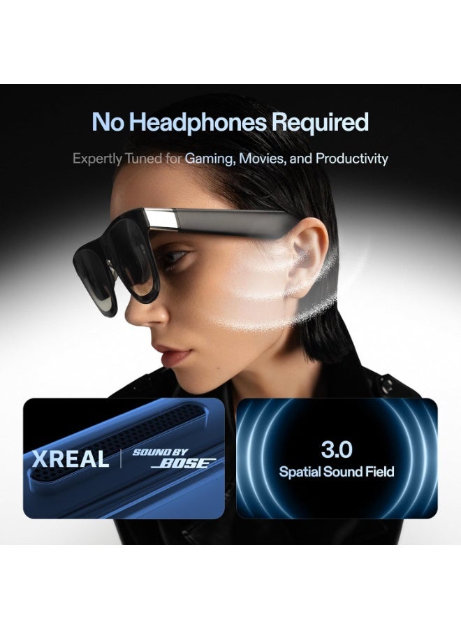 XREAL One Pro M-Size AR Glasses with X1 Chip, 3 DoF, 171" 57°FOV 120Hz, BOSE Audio, Sony OLED, 3 Mode Dimming, Compatible with PS5, Nintendo Switch 2, iPhone 16/15, Steam Deck, PC, Android & iOS - Image 4